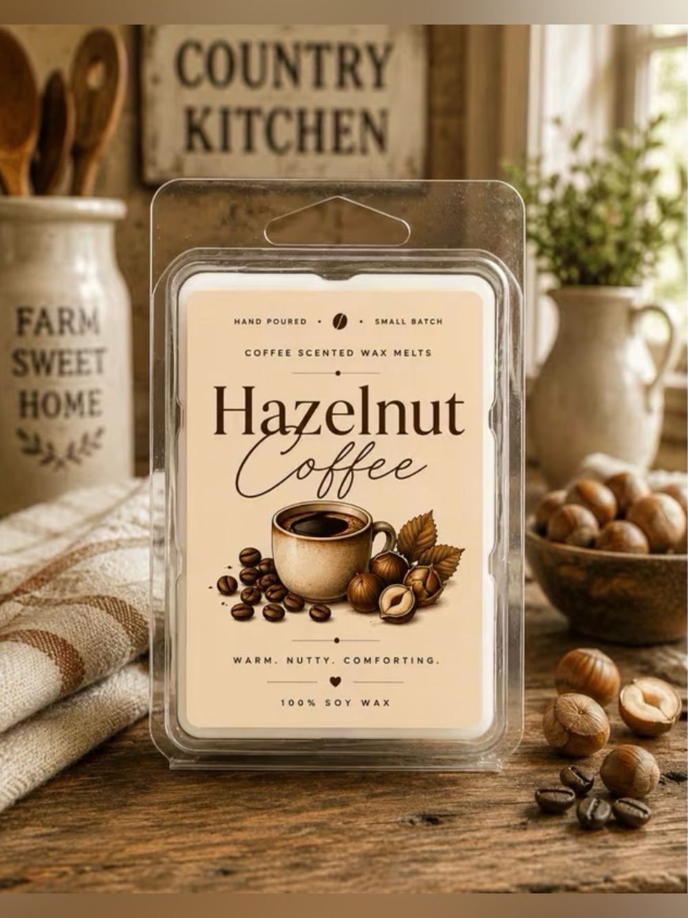 ☕ Hazelnut Coffee Wax Melts ☕